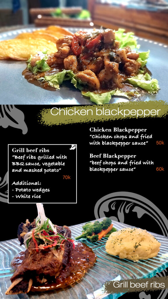 best chicken blackpepper in kuta bali